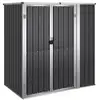 Image de Vidaxl abri à outils de jardin anthracite 161x89x161cm métal galvanisé