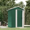 Image de vidaXL Abri de jardin Vert 126x975x177 cm Acier galvanisé rangement de jardin pour les outils rangement pour outils 316233