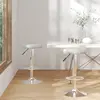 Image de Tabourets De Bar Lot De 2 Gris Similicuir Vidaxl