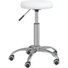 Image de Chaise De Bureau Pivotante Blanc Similicuir Vidaxl