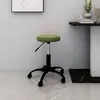 Image de Chaise Pivotante De Bureau Vert Clair Velours Vidaxl