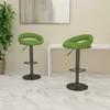 Image de Tabourets De Bar Lot De 2 Vert Clair Velours Vidaxl