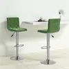 Image de Tabourets De Bar Lot De 2 Vert Foncé Velours Vidaxl