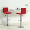 Image de Tabourets De Bar Lot De 2 Rouge Bordeaux Velours Vidaxl