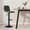 Image de Tabouret De Bar Gris Foncé Velours Vidaxl