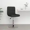 Image de Tabouret De Bar Noir Similicuir Vidaxl