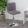 Image de Tabouret De Bar Pivotant Taupe Tissu Vidaxl