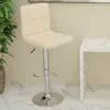 Image de Tabouret De Bar Crème Similicuir Vidaxl