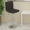 Image de Tabouret De Bar Noir Tissu Vidaxl