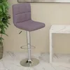 Image de Tabouret De Bar Taupe Tissu Vidaxl