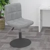 Image de Tabouret De Bar Pivotant Gris Clair Velours Vidaxl
