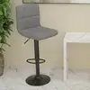 Image de Tabouret De Bar Gris Clair Tissu Vidaxl
