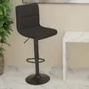 Image de Tabouret De Bar Noir Tissu Vidaxl