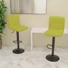 Image de Tabourets De Bar Lot De 2 Vert Tissu Vidaxl