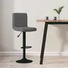 Image de Tabouret De Bar Gris Foncé Velours Vidaxl
