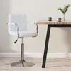 Image de Tabouret De Bar Blanc Similicuir Vidaxl