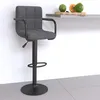 Image de Tabouret De Bar Gris Clair Tissu Vidaxl