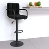 Image de Tabouret De Bar Noir Tissu Vidaxl