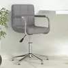 Image de Chaise Pivotante De Bureau Gris Clair Tissu Vidaxl