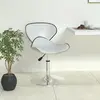 Image de Tabouret De Bar Blanc Similicuir Vidaxl