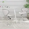 Image de Chaises À Manger Lot De 2 Blanc Similicuir Vidaxl