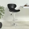 Image de Tabouret De Bar Noir Similicuir Vidaxl