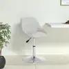 Image de Chaise De Salle À Manger Blanc Similicuir Vidaxl