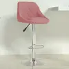 Image de Tabouret De Bar Rose Velours Vidaxl