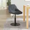 Image de Tabouret De Bar Gris Foncé Velours Vidaxl