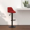 Image de Tabouret De Bar Rouge Bordeaux Velours Vidaxl