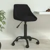 Image de Chaise De Salle À Manger Noir Velours Vidaxl