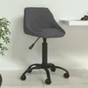 Image de Chaise De Salle À Manger Gris Foncé Velours Vidaxl