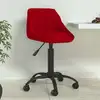 Image de Chaise De Salle À Manger Rouge Bordeaux Velours Vidaxl