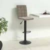 Image de Tabouret De Bar Gris Clair Velours Vidaxl