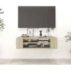 Image de Meuble Tv Suspendu Chêne Sonoma 100x30x26,5 Cm Bois Ingénierie Vidaxl