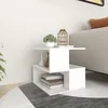 Image de vidaXL Table dappoint Blanc 40x40x40 cm Aggloméré