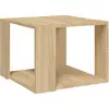 Image de Table Basse Chêne Sonoma 40x40x30 Cm Bois D'ingénierie Vidaxl