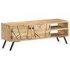 Image de Meuble Tv 110x30x40 Cm Bois Massif De Manguier Vidaxl