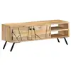 Image de Meuble tv 110x30x40 cm bois massif de manguier