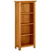 Image de Bibliothèque À 4 Niveaux 45x22x110 Cm Bois De Chêne Massif Vidaxl