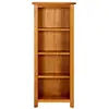 Image de Vidaxl bibliothèque à 4 niveaux 45x22x110 cm bois de chêne massif