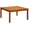 Image de Table Basse De Jardin 85x85x45 Cm Bois Solide D'acacia Vidaxl