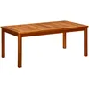 Image de Table Basse De Jardin 110x60x45 Cm Bois Solide D'acacia Vidaxl