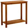 Image de Table console de jardin 80x35x75 cm bois d acacia solide