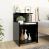 Image de Table De Chevet Noir 40x35x60 Cm Aggloméré Vidaxl