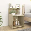 Image de Tables De Chevet 2 Pcs Chêne Sonoma 40x35x60 Cm Aggloméré Vidaxl