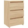 Image de Table De Chevet Chêne Sonoma 40x35x62,5 Cm Bois D'ingénierie Vidaxl