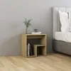 Image de Table De Chevet Chêne Sonoma 40x30x40 Cm Bois D'ingénierie Vidaxl