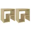 Image de Tables de chevet 2 pcs chêne sonoma 40x30x40 cm