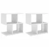 Image de Tables De Chevet 2 Pcs Blanc 50x30x51,5 Cm Bois D'ingénierie Vidaxl